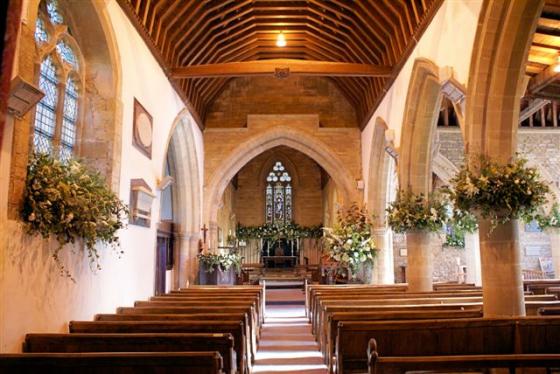 St. Giles with Flowers